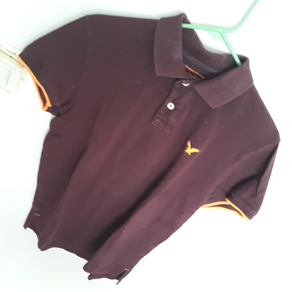 American Eagle Maroon Small Polo - Picture 4 of 5
